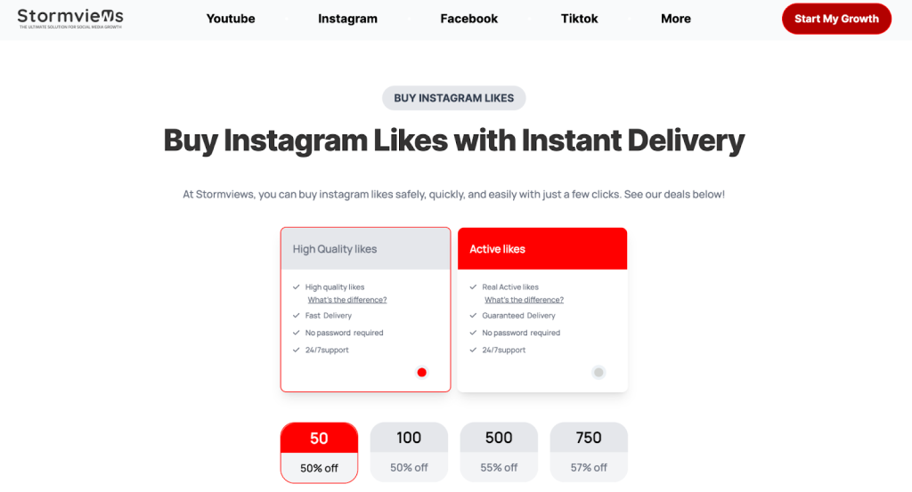 At Sormviews you can buy Instagram likes with instant delivery.